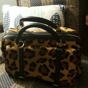 Talbotts Leopard satchel